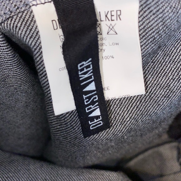 EUC Dear Stalker Mini Skirt with Ruffled Hem & Embroidered Heart - Picture 5 of 7